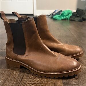 Banana Republic Tan Leather Ankle Boots